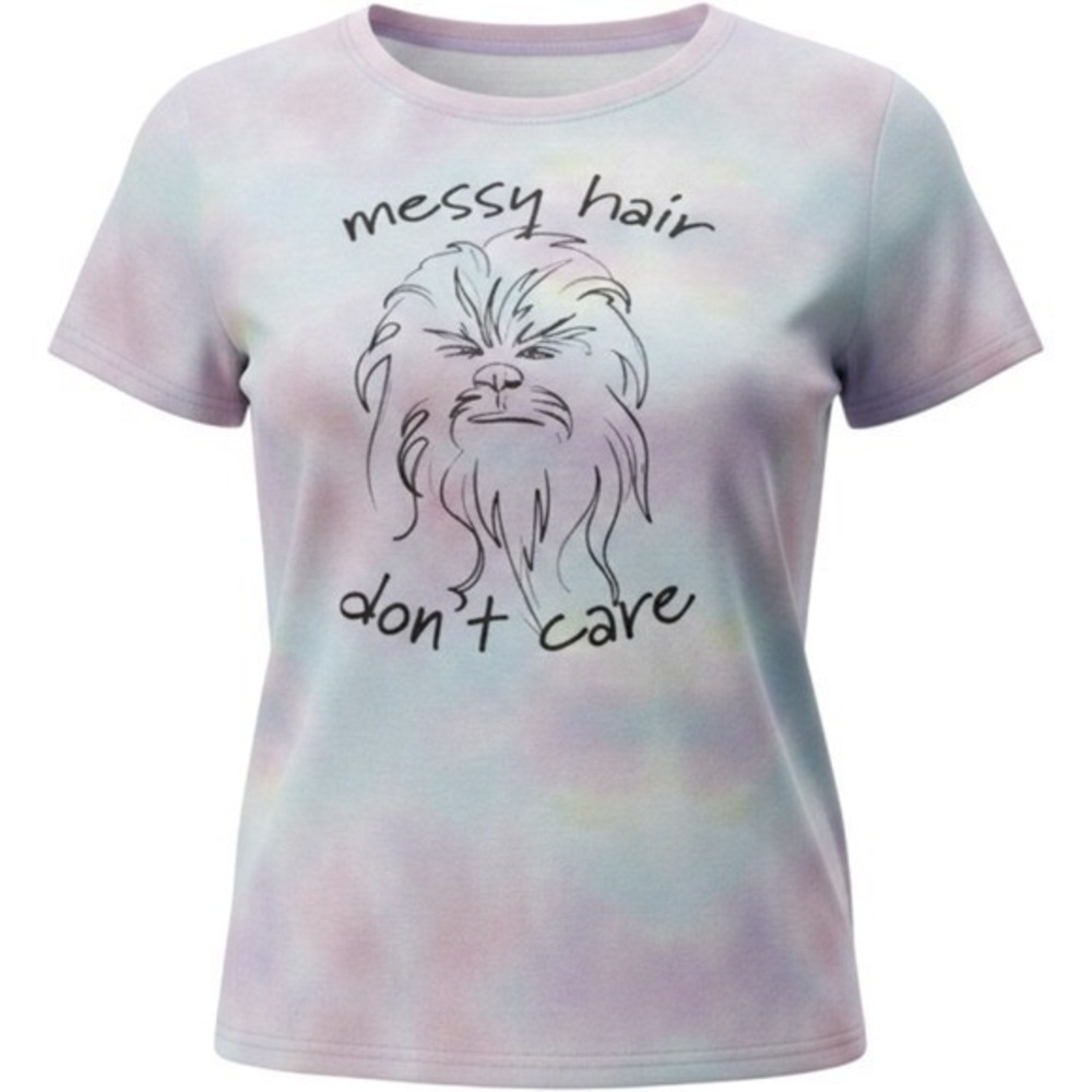 Star Wars Chewbacca Messy Hair Tie Dye Pajama Set XXXL Purple PJammy PJ Set
